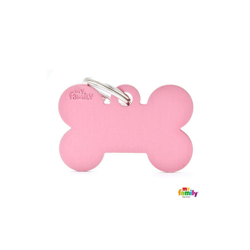 OUTLET MYFAMILY Basic Plocica za graviranje, Kost, aluminijum, roze