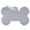 OUTLET MYFAMILY Basic Pločica za graviranje, Kost, aluminijum, siva, Small