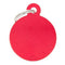 OUTLET MYFAMILY Basic Pločica za graviranje, Krug, aluminijum, crvena, Small