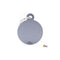 OUTLET MYFAMILY Basic Pločica za graviranje, Krug, aluminijum, siva, Small