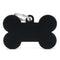 OUTLET MYFAMILY Basic Pločica za graviranje Kost, aluminijum, crna, XL4,8x3,15cm