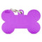 OUTLET MYFAMILY Basic Pločica za graviranje Kost, aluminium, lila, XL 4,8x3,15cm