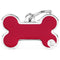 OUTLET MYFAMILY HandMade Pločica za graviranje, Kost, crvena, S 1,9x3,0cm