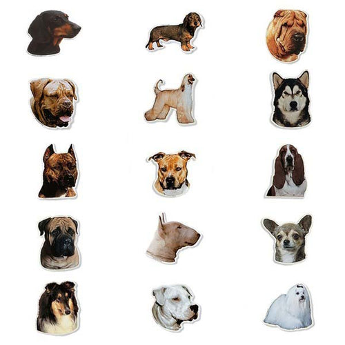 OUTLET Nalepnica sa likom psa, 2 kom