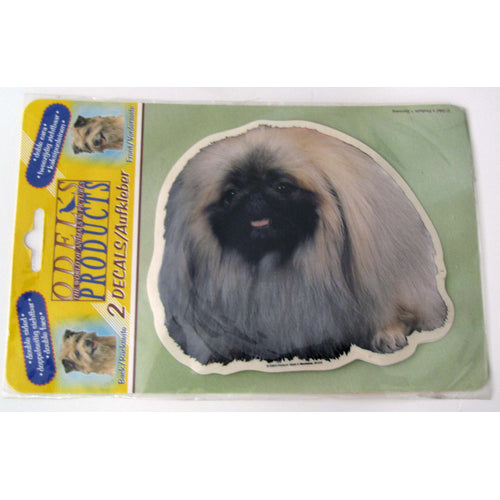 OUTLET Nalepnica za staklo sa likom psa - Pekineese, 2 kom