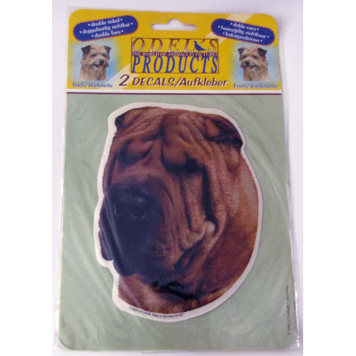 OUTLET Nalepnica za staklo sa likom psa - Shar Pei, 2 kom