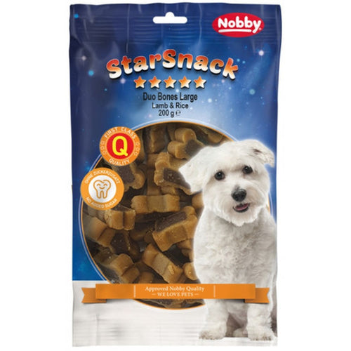 OUTLET NOBBY StarSnack, Poslastica za pse Duo Bones s jagnjetinom i pirincem 200