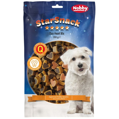 OUTLET NOBBY StarSnack, Poslastica za pse Duo Heart Mix, 200g