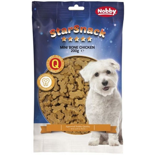 OUTLET NOBBY StarSnack, Poslastica za pse Mini Bones s piletinom, 200g