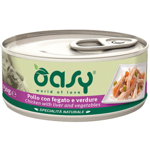 OUTLET OASY Specialita' Naturali Konzerva za pse s Piletinom i povrcem, 150g