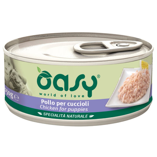 OUTLET OASY Specialita' Naturali Konzerva za stenad Puppy s Piletinom, 150g