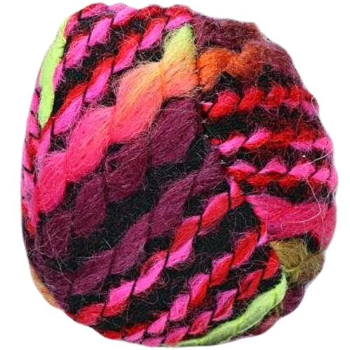 OUTLET PAWISE Igracka za macke Meowmeow vunena Loptica, 12,8x9,5cm, raznih boja