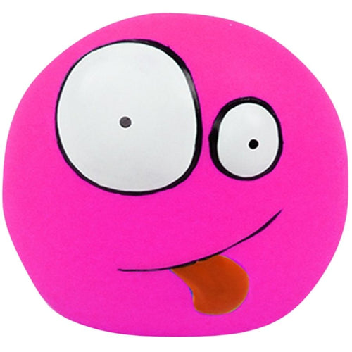 OUTLET PAWISE Igracka za pse Smesno lice, vinil 9,5cm, raznih boja