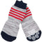 PAWISE Čarapice za pse, antislip, Sive s prugama, 4kom