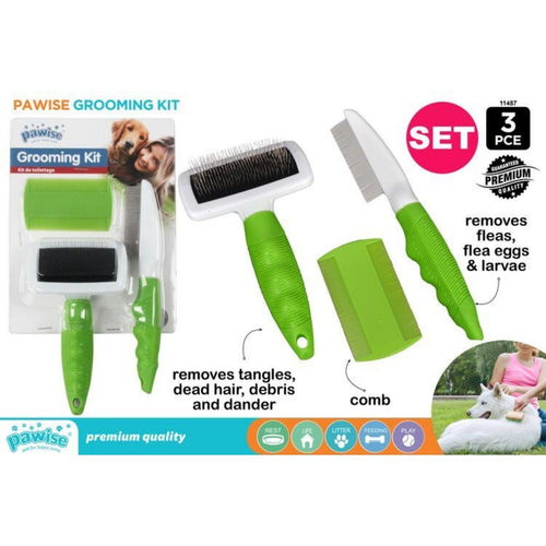 PAWISE Grooming Set za negu dlake glodara, 3kom