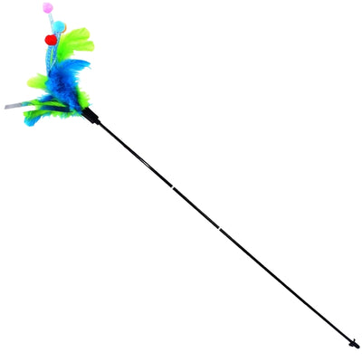 PAWISE Igracka za macke Mahalica s perjem 50 cm, raznih boja 