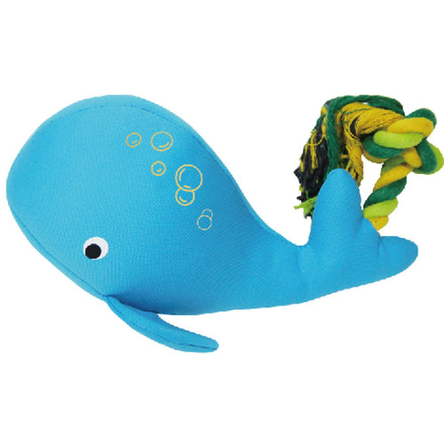 PAWISE Igracka za pse Delfin sa kanapom, plutajuci, Plavi, 24cm