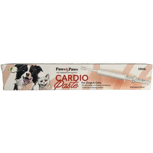 PAWS&PAWS Pasta za pse i macke Cardio, za ocuvanje funkcije srcanog misica, 15ml