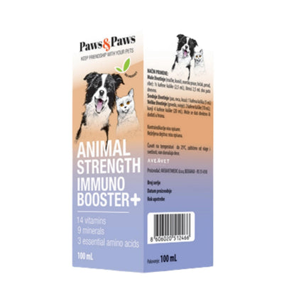 PAWS&PAWS Preparat za imunitet, Animal Strenght, 100ml