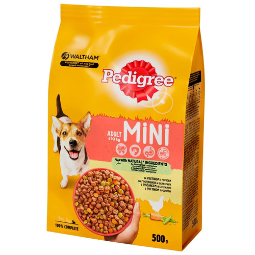 PEDIGREE Briketi za pse Adult Mini (10kg) Piletina i Povrce