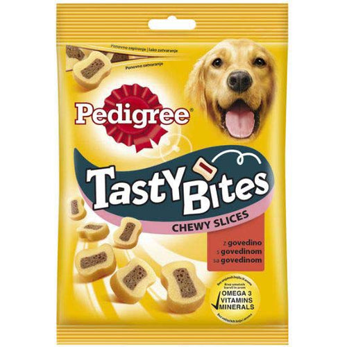 PEDIGREE Poslastica za pse Tasty Bites, Chewy Slice Govedina, 155g