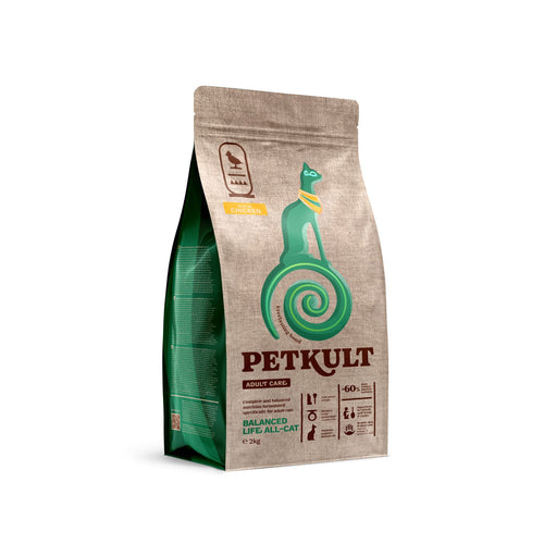 PETKULT Adult Care Balanced Life, s piletinom, 2kg