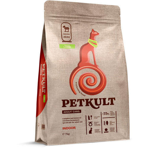 PETKULT Adult Care Indoor, s janjetinom, bez zitarica, 7kg