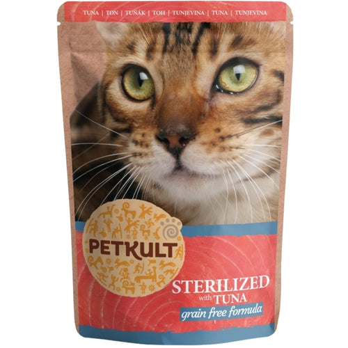 PETKULT kesica s mesnim komadicima, Sterilized tunjevina, bez zitarica, 100g