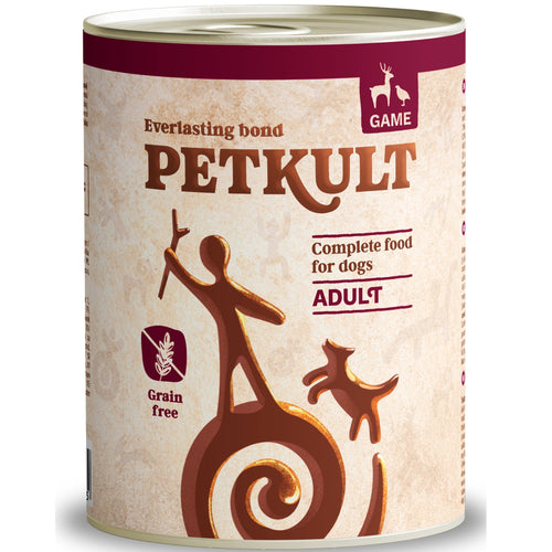 PETKULT mesni komadici, divljac, bez zitarica, 800g