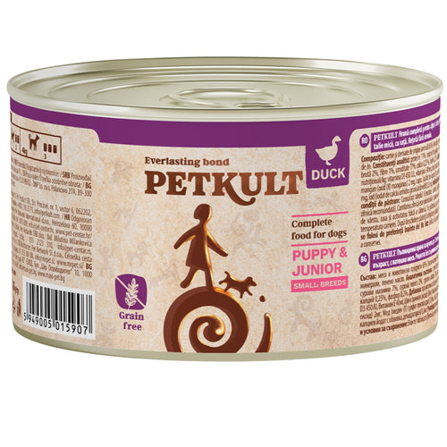 PETKULT mesni komadici, JUNIOR pacetina Mini, bez zitarica, 185g