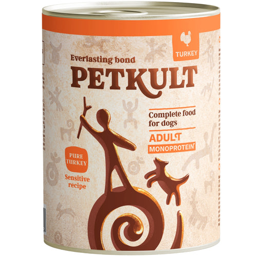 PETKULT mesni komadici, Monoprotein Sensitive curetina, bez zitarica, 800g