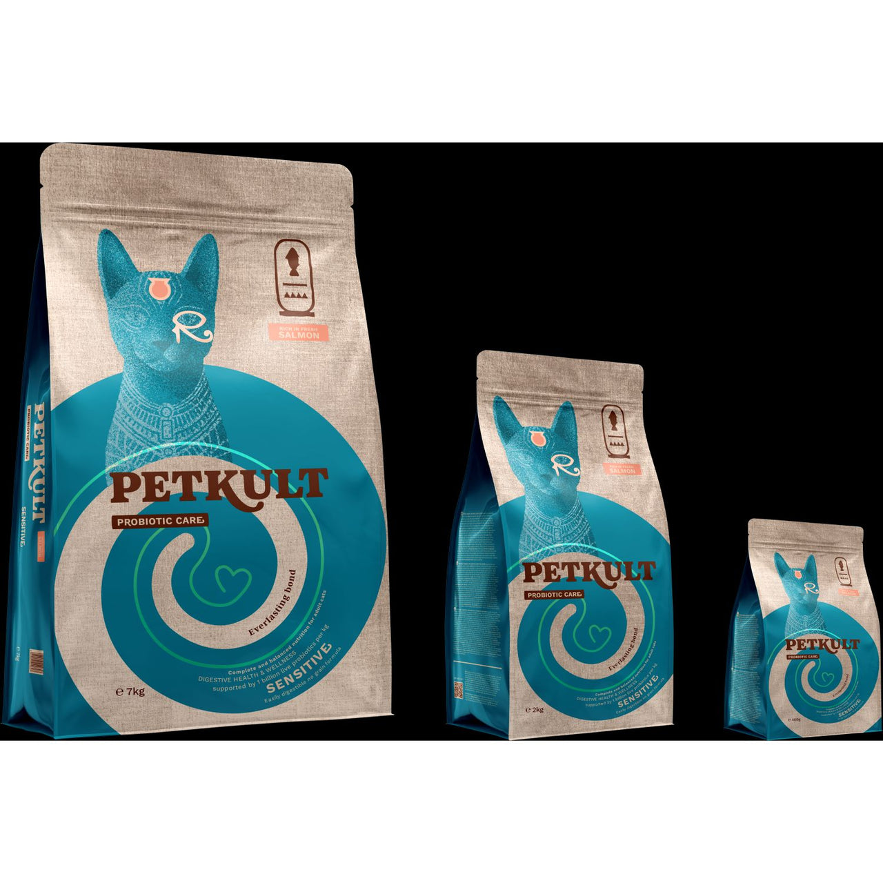 PETKULT Probiotic Care Sensitive, s lososom