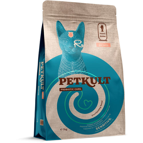PETKULT Probiotic Care Sensitive, s lososom, 7kg