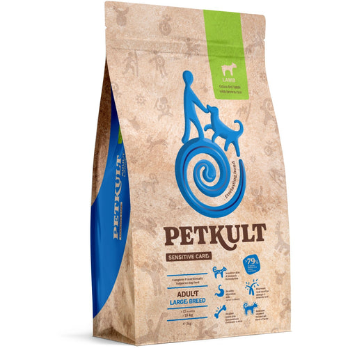 PETKULT Sensitive, jagnjetina s pirincem, Adult Large
