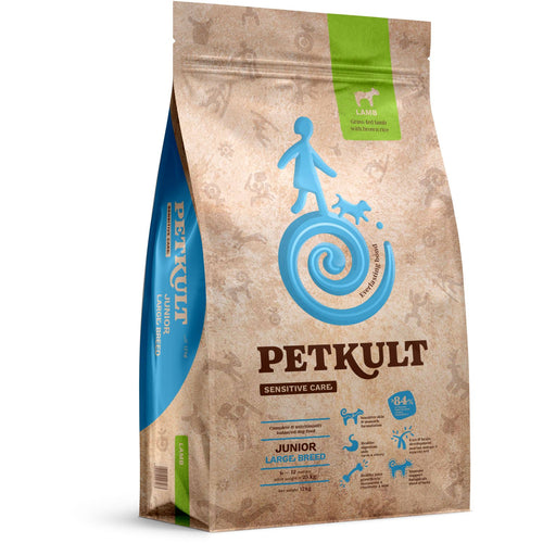 PETKULT Sensitive, jagnjetina s pirincem, JUNIOR Large, 12kg