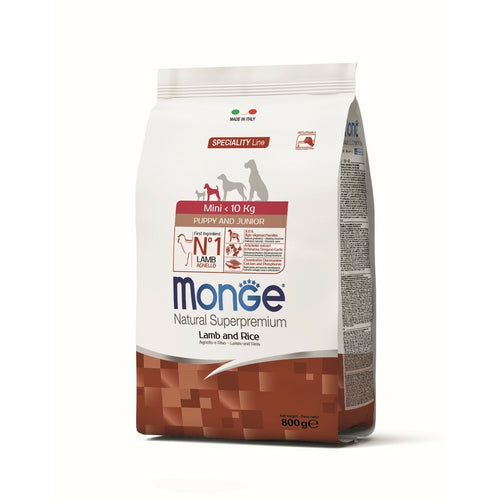 PR Monge Jagnjetina i pirinac za male rase - Puppy 800g