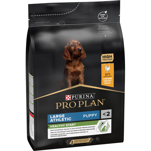 PRO PLAN HealthyStart Large Athletic PUPPY s piletinom