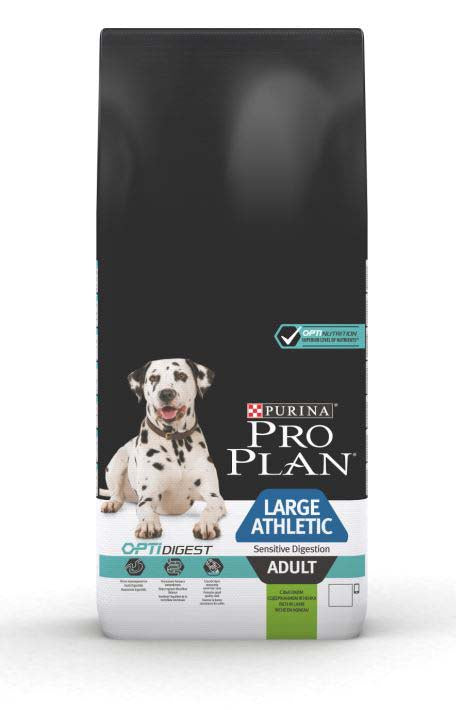 PRO PLAN OptiDigest Large Athletic Sensitive Digestion Adult s jagnjetinom