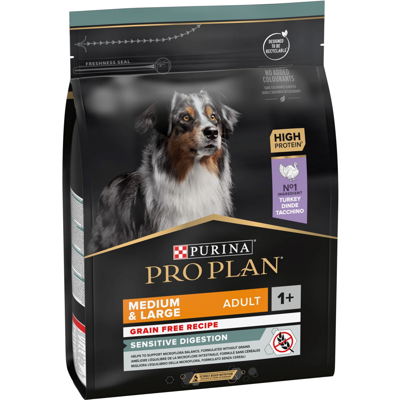 PRO PLAN OptiDigest Medium&Large Adult Sensitive Digestion s curetinom
