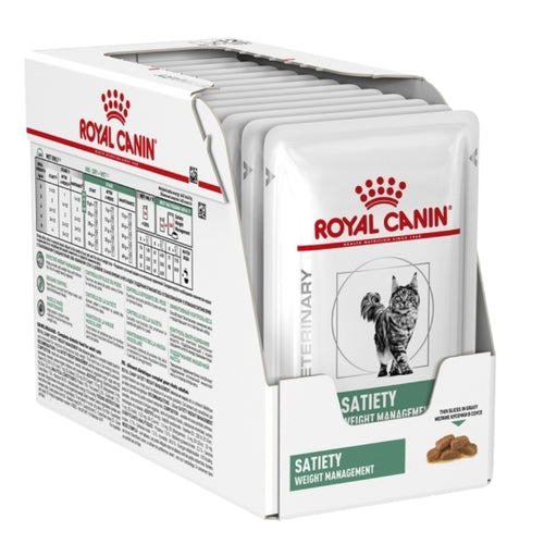 RC VetDiet Feline Satiety, regulacija telesne mase, 12x85g