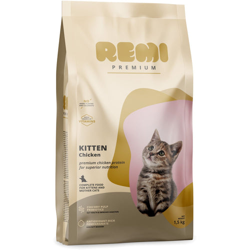 REMI Premium KITTEN potpuna hrana za macice s piletinom, 1,5kg