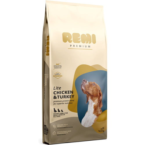 REMI Premium Lite, s piletinom i curetinom, 12,5kg