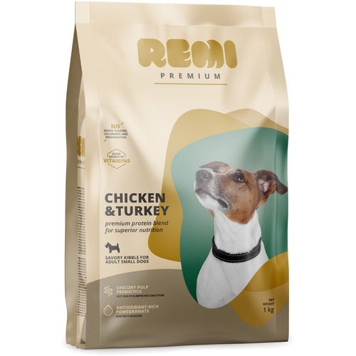REMI Premium Small breed, s piletinom i curetinom, 1kg