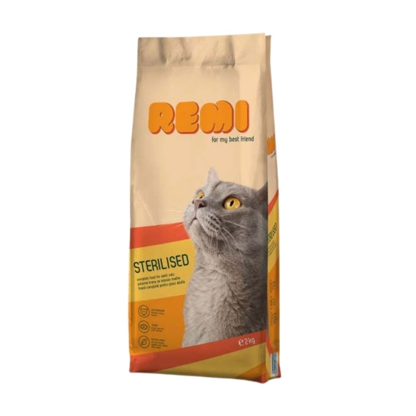 REMI Sterilised, potpuna hrana za sterilisane macke, 2kg