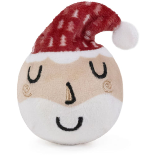 ROSEWOOD Cupid & Comet Igracka za pse Deda Mraz, plisana s teniskom loptom, 10cm