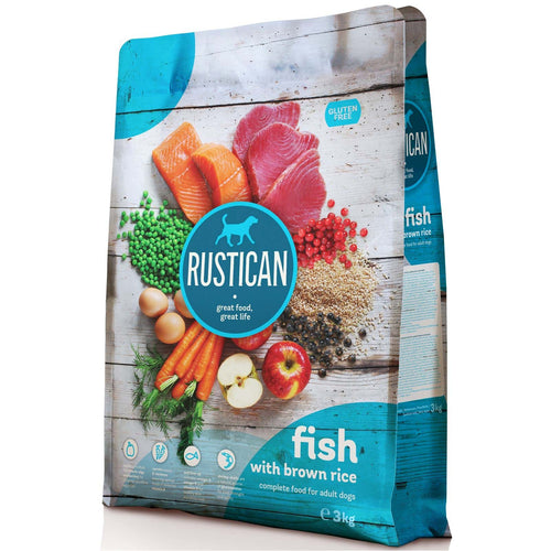 RUSTICAN Riba s integralnim pirincem, bez glutena, 3kg