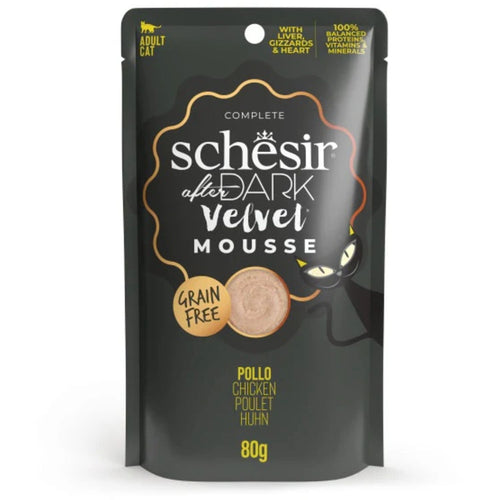 SCHESIR Afer Dark Kesica za macke Mousse s piletinom, 80g