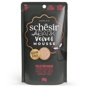 SCHESIR Afer Dark Kesica za macke Mousse s piletinom i govedinom, 80g