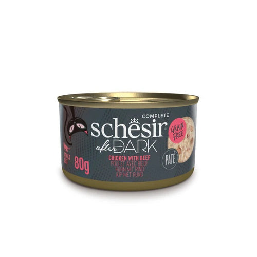 SCHESIR Afer Dark Konzerva za macke Pate, Piletina i Govedina, 80g