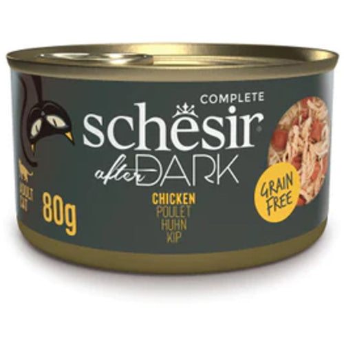 SCHESIR Afer Dark Konzerva za macke s piletinom, 80g
